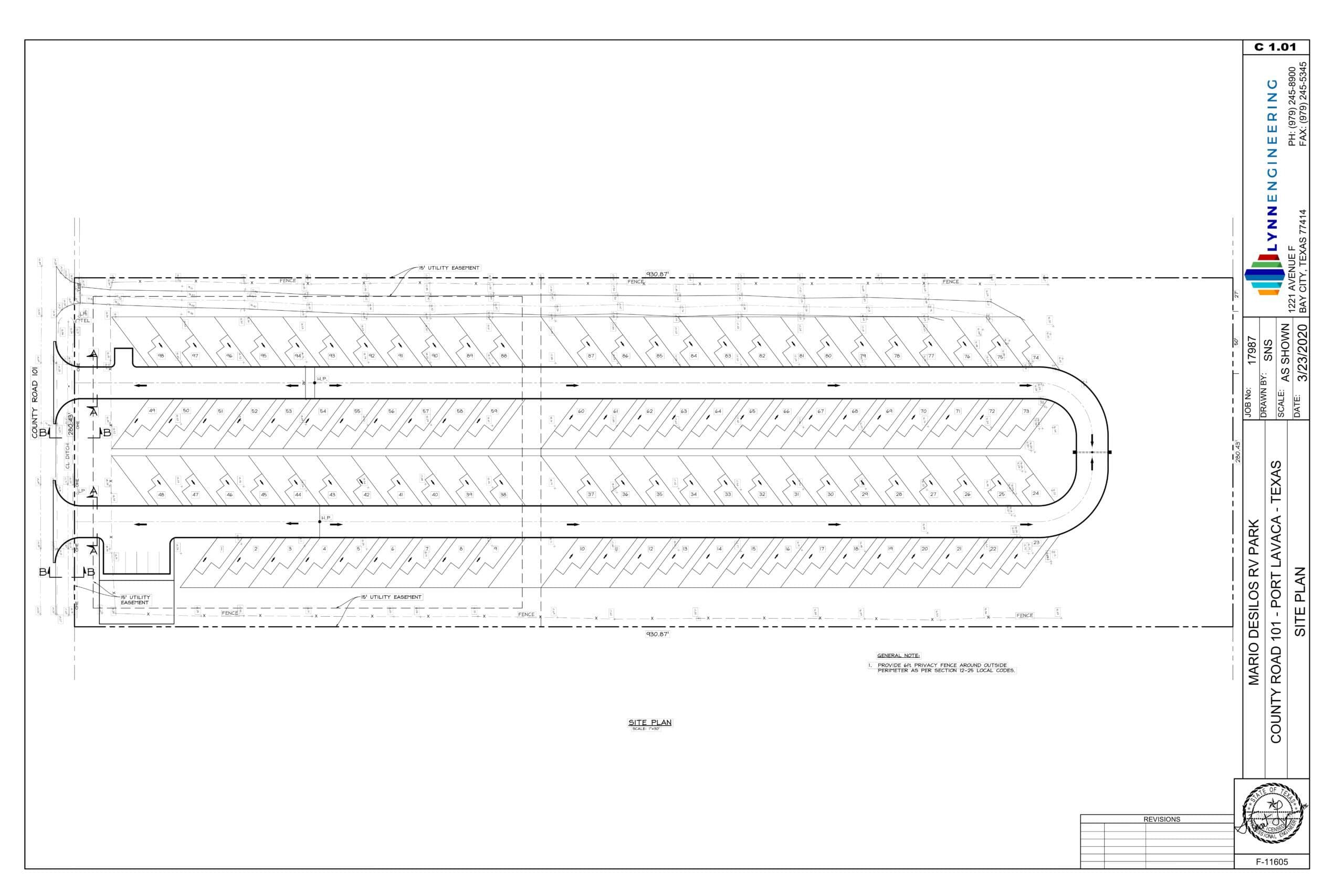 3.5 Star, 103 Site RV Dev in Victoria TX MSA